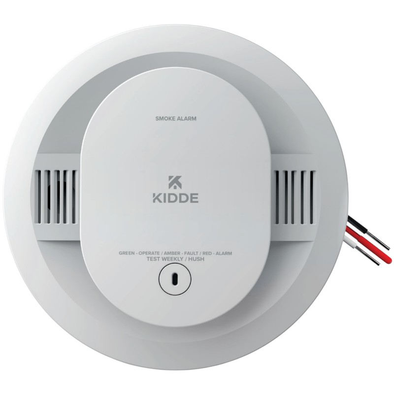 Kidde SMACFEX Firex Smoke Alarm, Hardwired, AA Backup Battery