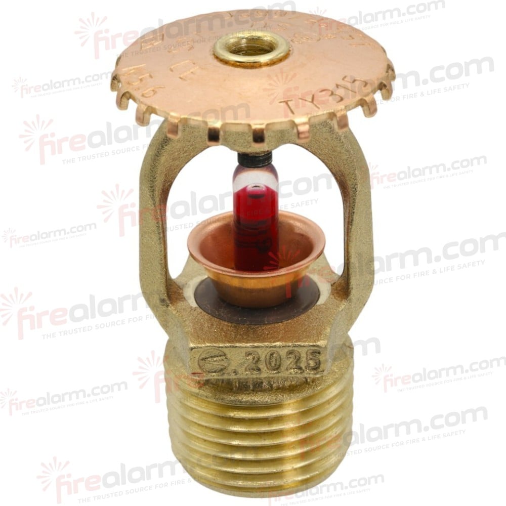 Tyco 775701155 TY-B Upright Sprinkler, 1/2", 5.6K, 155°F, Brass