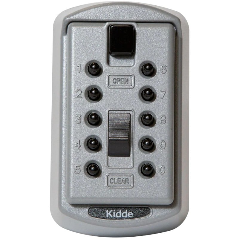 Kidde 001170 KeySafe Original Slimline Push, Titanium, Reshipper