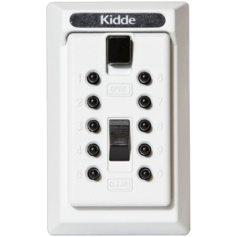 Kidde 001408 KeySafe S5 Original Permanent 5-Key, Push, White, Reshipper