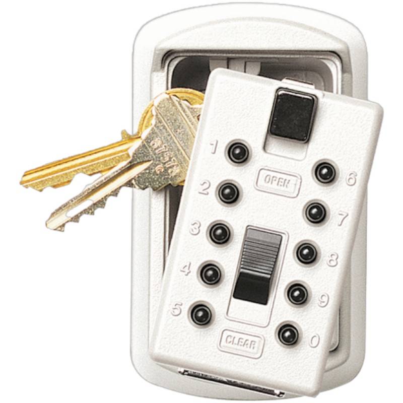 Kidde 001370 KeySafe Original Slimline Push, White, Clamshell
