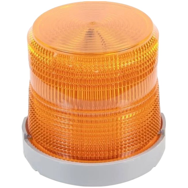 Edwards Signaling 48SINA-E1 AdaptaBeacon Steady On Light, Amber, 12V DC