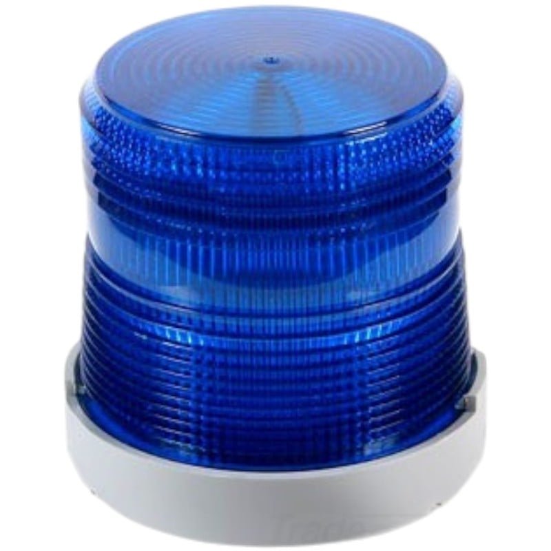 Edwards Signaling 48SINB-E1 AdaptaBeacon Steady On Light, Blue, 12V DC