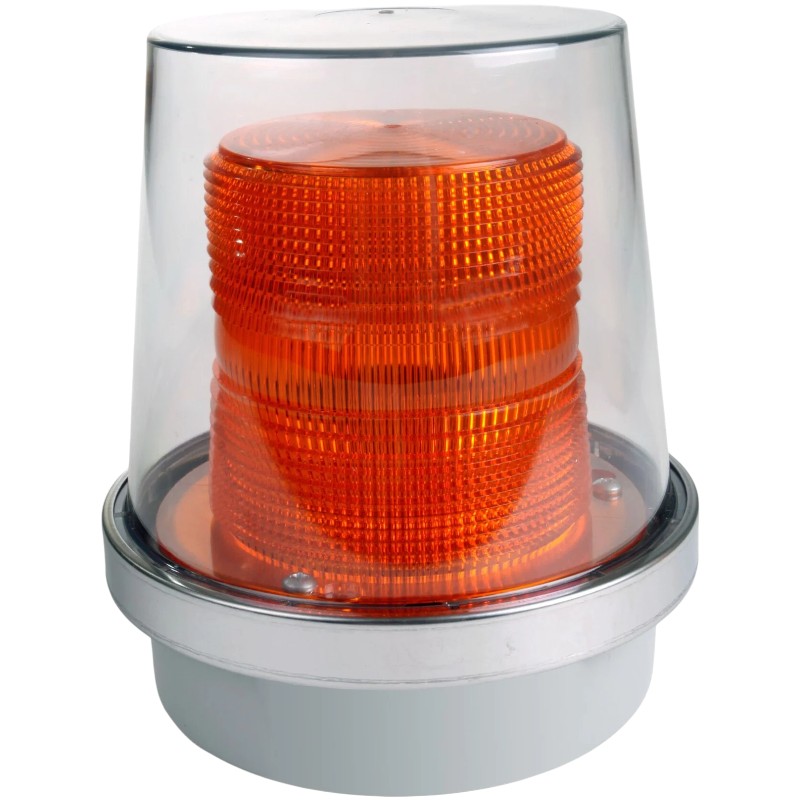Edwards Signaling 49A-R5 Beacon Flash, Amber, 240VAC