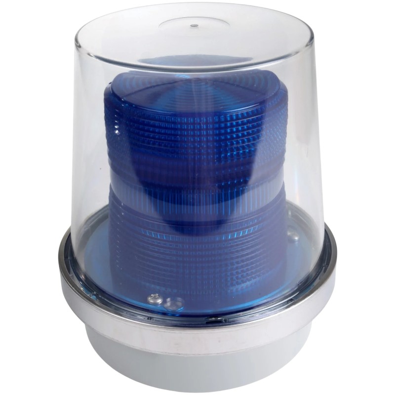 Edwards Signaling 49B-N5-40WH Beacon Flash, Blue, 120VAC