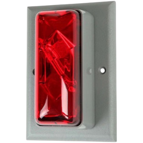 Edwards Signaling 89SMSTRR-AQ Xenon Strobe, Red, Surface Mount