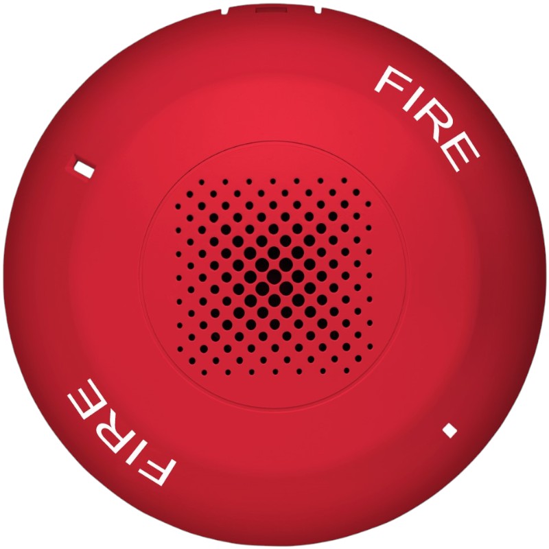 Kidde EGCSRF-CVR Cover, Ceiling Speaker, Genesis, Red, FIRE Marking