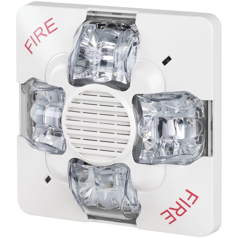 Kidde EWGAVWF Outdoor Horn Strobe, 15 30cd, White, FIRE Marking