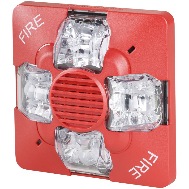 Kidde EWGSVMRF Outdoor Speaker Strobe, 15 115cd, Red, FIRE Marking