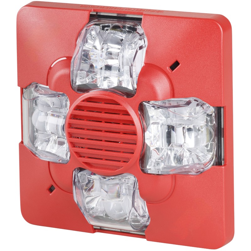Kidde EWGSVMRN Outdoor Speaker Strobe, 15 115cd, Red, No Marking