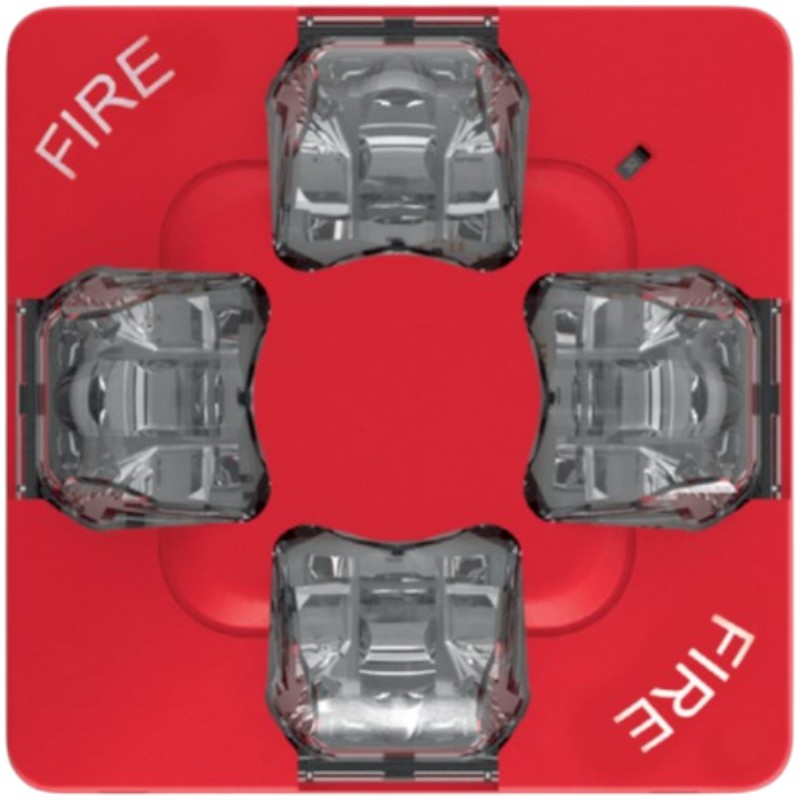 Kidde EWGVMRF Outdoor Strobe, 15 115cd, Red, FIRE Marking