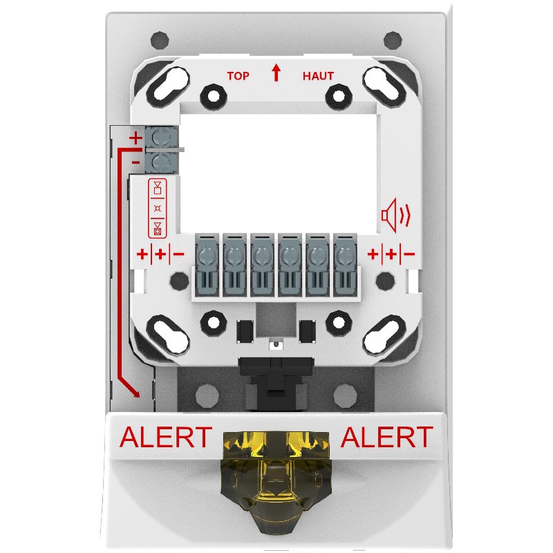 Kidde G4SEWA-A Strobe Expander, White, Alert, Amber