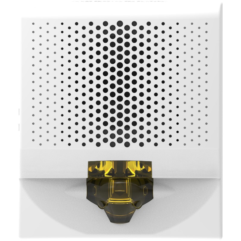Kidde G4SVWN-A Speaker Strobe, White, No Marking, Amber Lens