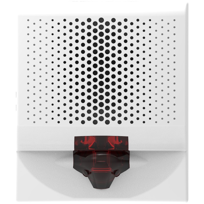 Kidde G4SVWN-R Speaker Strobe, White, No Marking, Red Lens