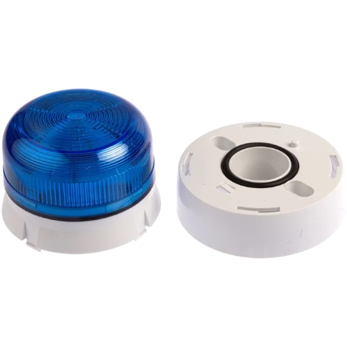 Edwards Signaling QBS-0020 45 Series Flashing Xenon Flashguard Beacon, 230 VAC, Clear