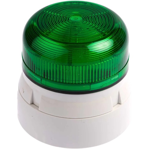 Edwards Signaling QBS-0021 45 Series Flashing Xenon Flashguard Beacon, 230 VAC, Clear