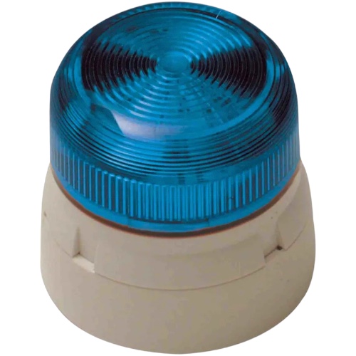 Edwards Signaling QBS-0025 45 Series Steady-On LED Flashguard Beacon, 230 VAC, Blue