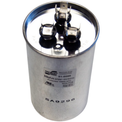 Nordyne 01-0086 50/5/370 Round Capacitor