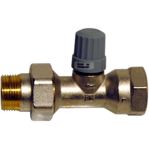 Danfoss 013G8025 Straight Thermostatic Valve Body, 1" NPT