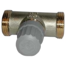 Danfoss 013G8042 Straight Union Radiator Valve, 1/2" Sweat