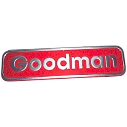 Goodman Parts 0161F00086 Nameplate, Goodman