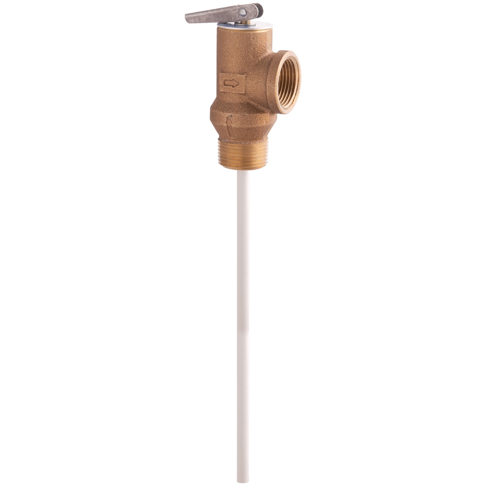 Watts 100XL-8-125 T&P Relief Valve 3/4" 125 PSI 8" Stem