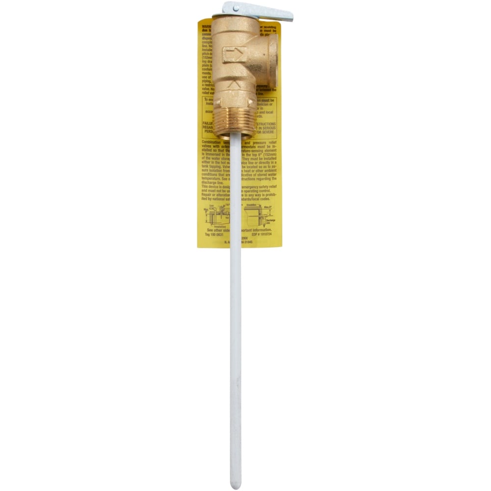 Watts 100XL-8-150 T&P Relief Valve 3/4" 150 PSI 8" Stem