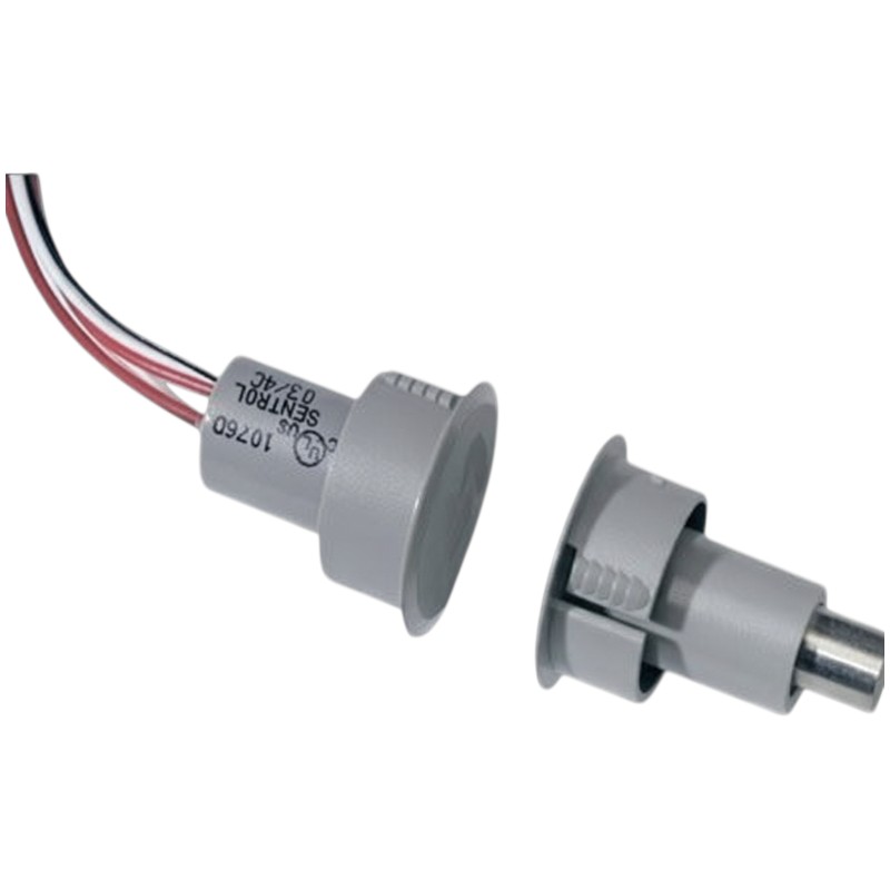 Edwards Signaling 1076-G 1" Recessed Steel Door Switch, SPDT, Gray