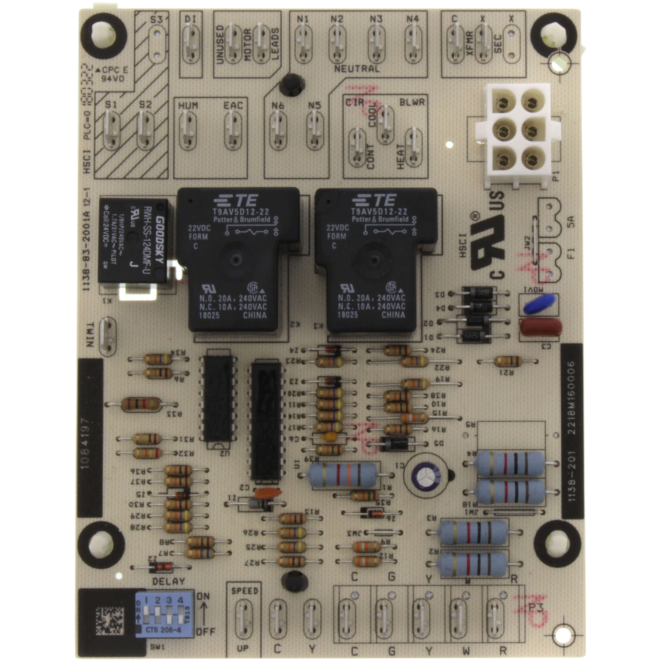 ICP Heil Quaker 1084197 Fan Timer Control, ST9120C5005