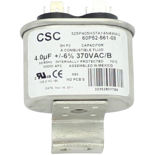 Reznor 163894 Capacitor, 60P52-561B
