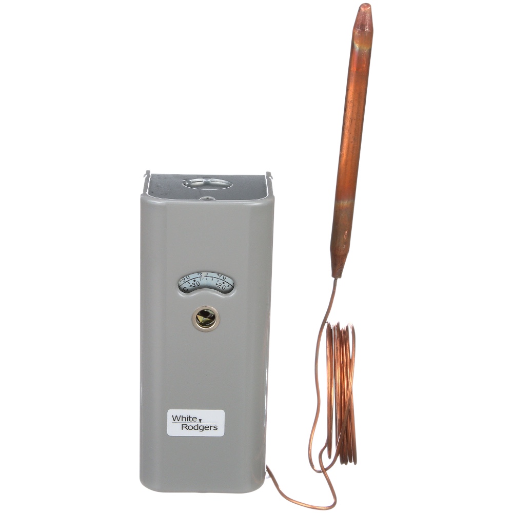 White-Rodgers 1687-9 SPDT Temp Control -30 to 90°F 8' Capillary