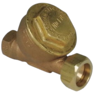 Hoffman 17C-1/2-V Trap, Steam, Vertical, 1/2", 25 PSI