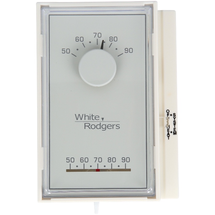 White-Rodgers 1E50N-301 24v Heat Only Thermostat Snap Action Single Stage