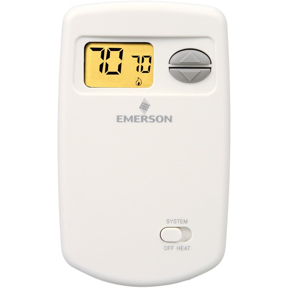 White-Rodgers 1E78-140 Digital Thermostat 24v Heat Only Vertical Non-programmable