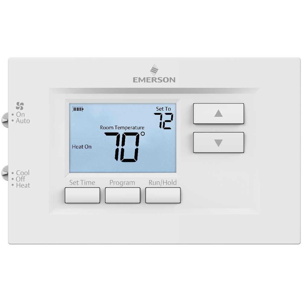 White-Rodgers 1F75C-11PR 24v Thermostat 3.0" Display Single Stage Programmable