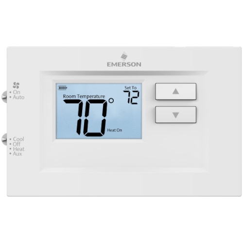 White-Rodgers 1F75H-21NP 24v Thermostat 3.0" Display Heat Pump Non-programmable