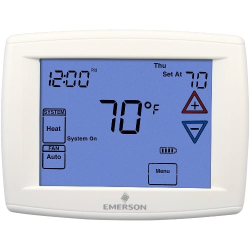 White-Rodgers 1F97-1277 Digital Thermostat Touchscreen Single Stage 7 Day
