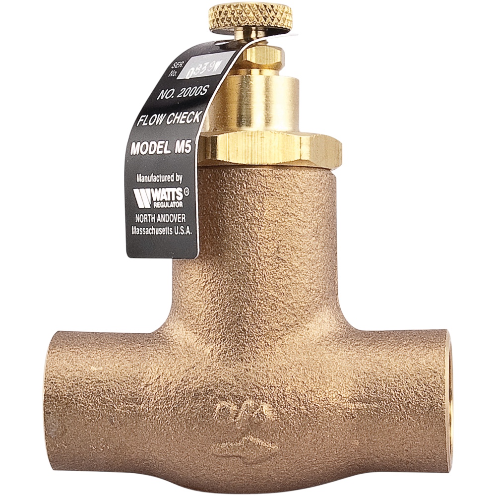 Watts 2000S-3/4 3/4" Sweat Horizontal Flow Check
