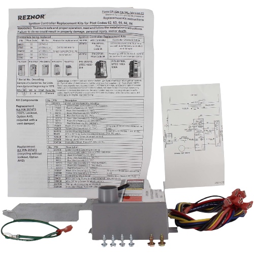 Reznor 257473 Ignition Conversion Kit, JC to UTC 100L LO