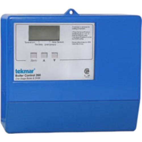 Tekmar 260 Boiler and DHW Control, One Stage with Outdoor and Universal Sensor