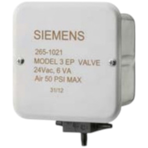 Siemens 2651022 EP265 3 Way Air Valve 120v Junction Box