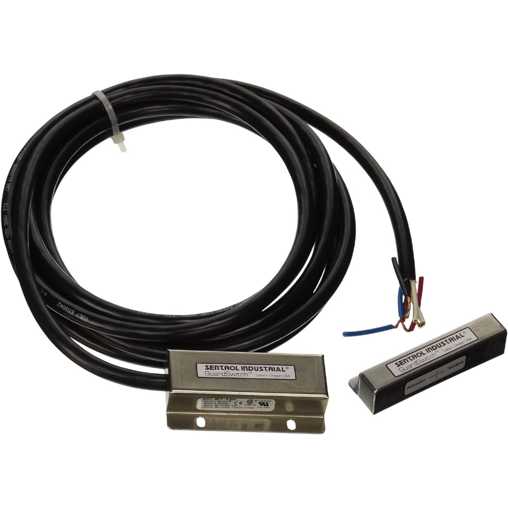 Edwards Signaling 301-BT-12K Interlock Switch, DPST, Magnetic T, 18/4, SJT0-WA