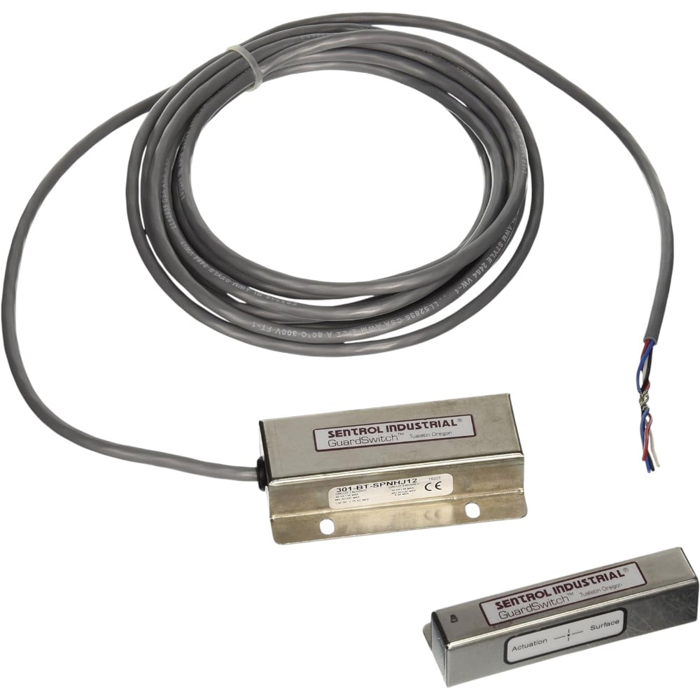 Edwards Signaling 301-BT-SPNHJ12 Switch, DPST, Magnetic T, 22/4, Jacketed, 12 Ft