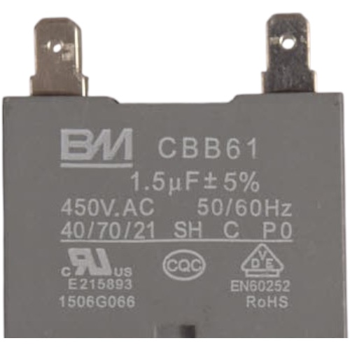 Goodman Parts 3301074701 Capacitor, 1.5 MFD, 450V, M8