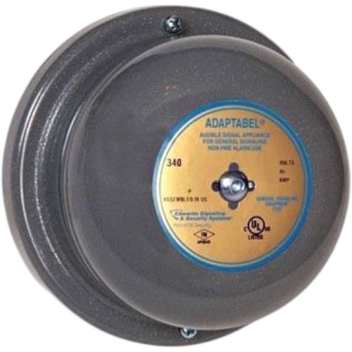 Edwards Signaling 340-4FM Bell, 4 Inch, 16V, 60 Hz
