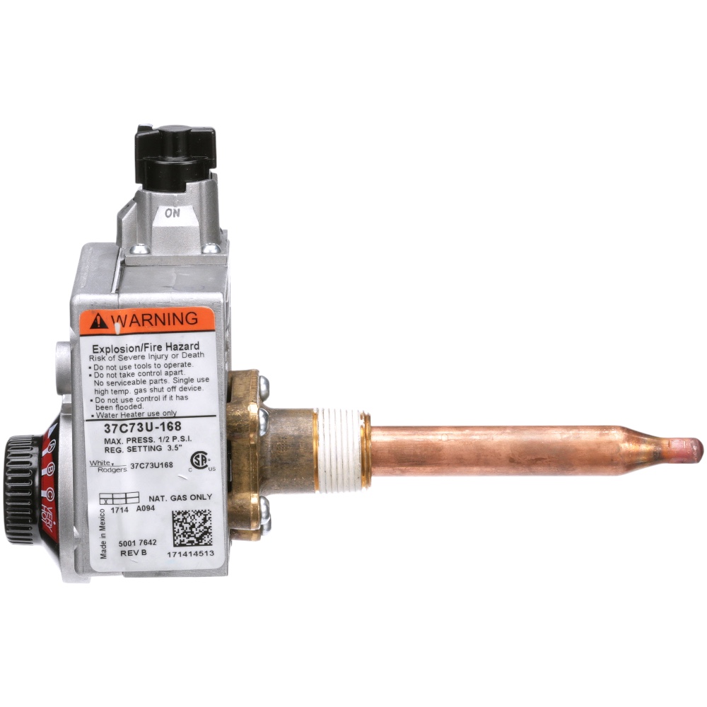 White-Rodgers 37C72U-185 LP Gas Water Heater Control 1/2" Inlet/Outlet