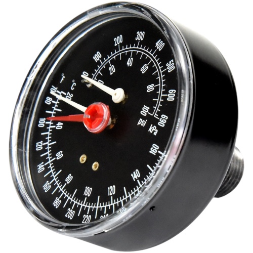 Weil-McLain 380000000 Pressure Temp Gauge Kit 3.12" 60-360°F