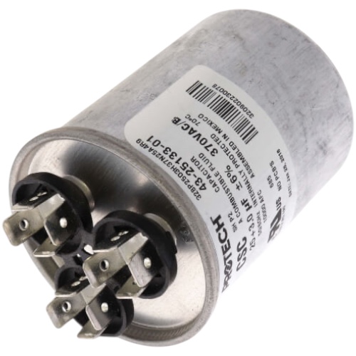 Rheem 43-25133-01 Capacitor, 25/3/370 Dual Round