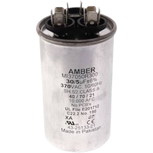 Rheem 43-25133-21 Capacitor, 30/5/370 Dual Round