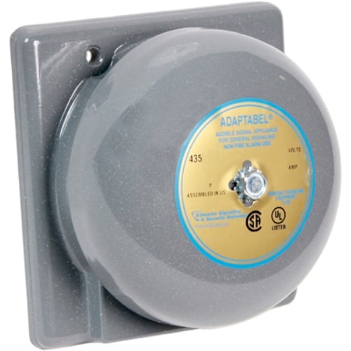 Edwards Signaling 435-6P1 Bell, 125 VDC, 6 Inch